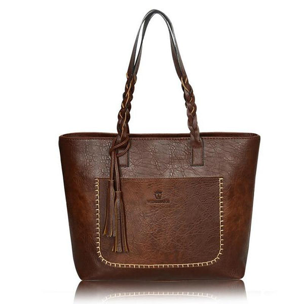 Vintage Tassel Tote Bag