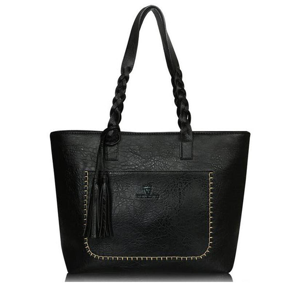 Vintage Tassel Tote Bag
