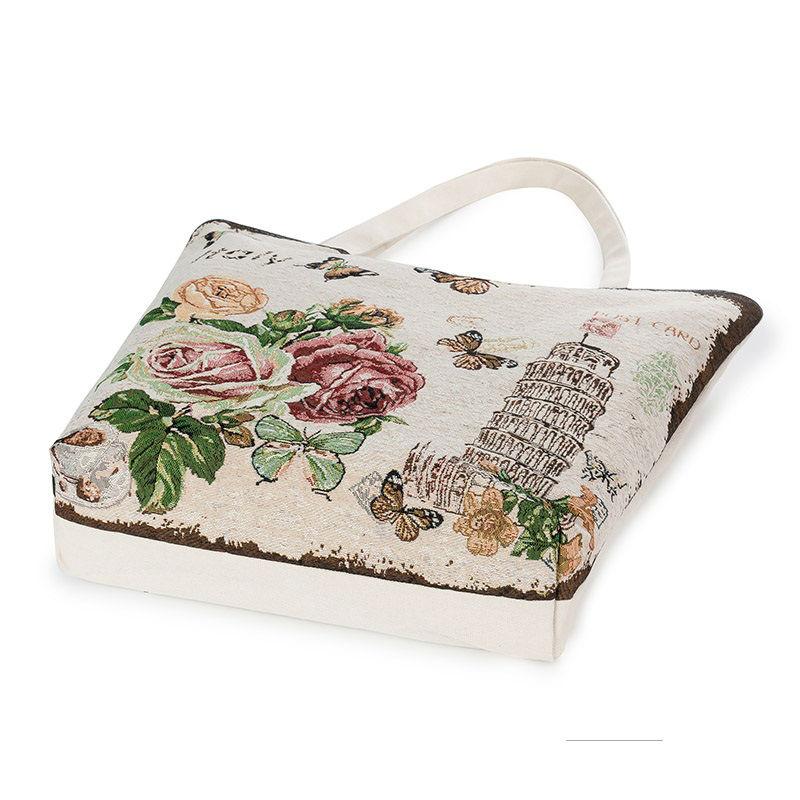European Style Floral Tote Bag