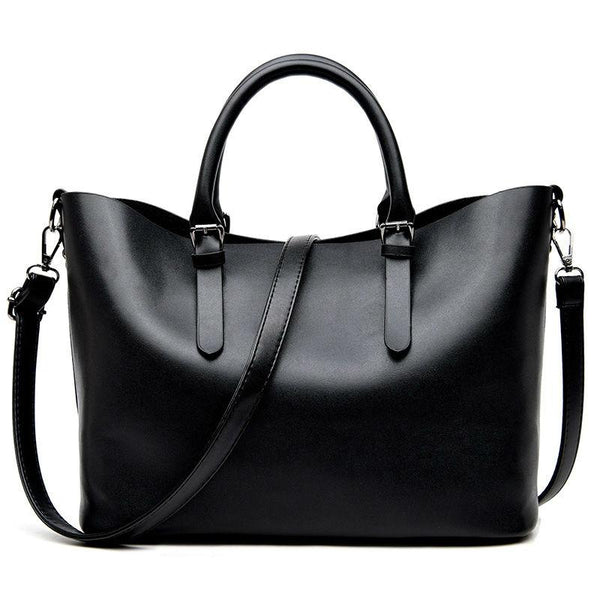 Elegant Chrome Two Way Tote Bag