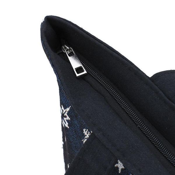 Vintage Embroidery Cats Tote Bag