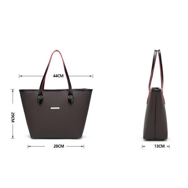 Candy Color Strap Chrome Tote Bag