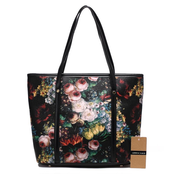 Vibrant Floral Casual Bag