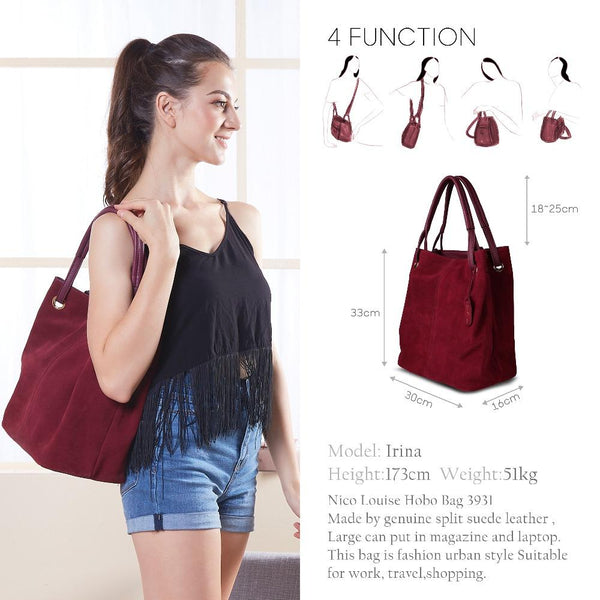 Leisure Suede Tote Bag