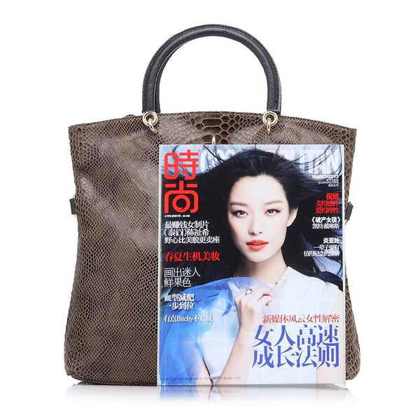 Snake Skin Designer Tote Bag