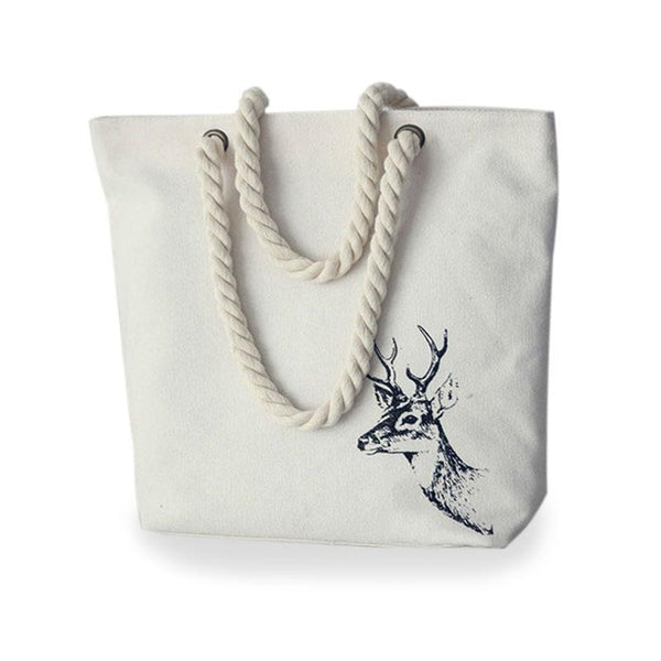 Simple Pearl White Tote Bag