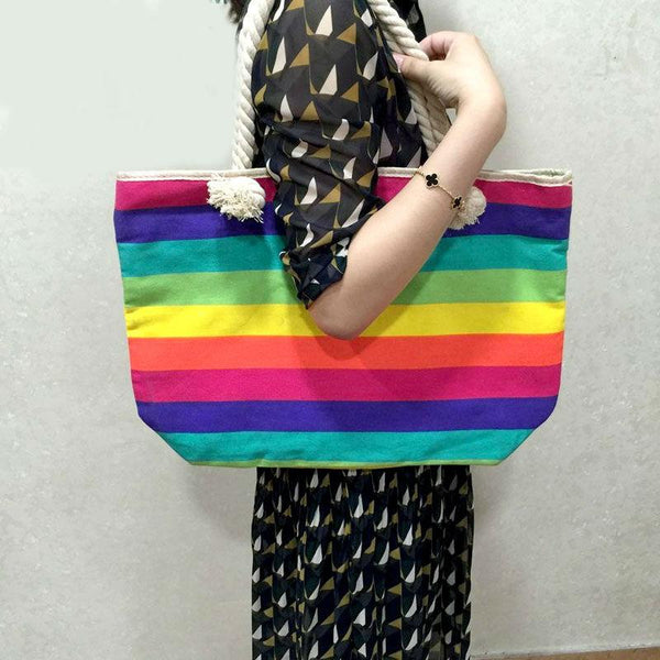Rainbow Casual Tote Bag