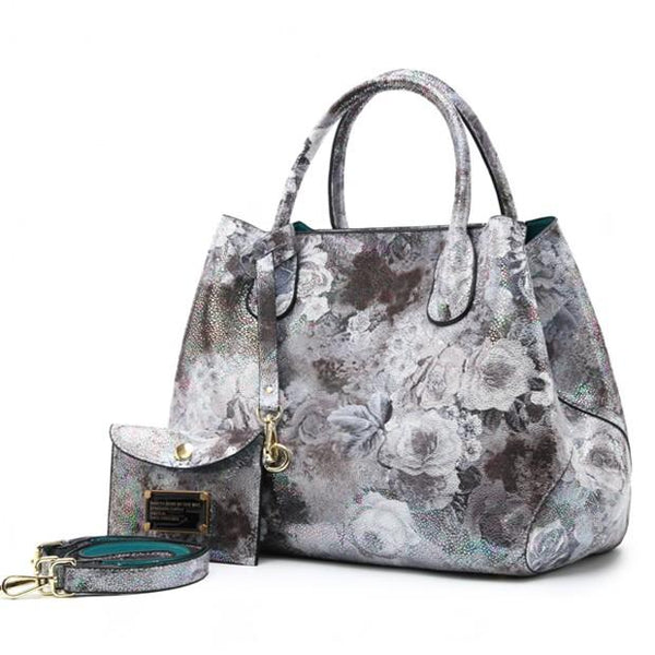 2 in 1 Two Way Floral Tote Bag