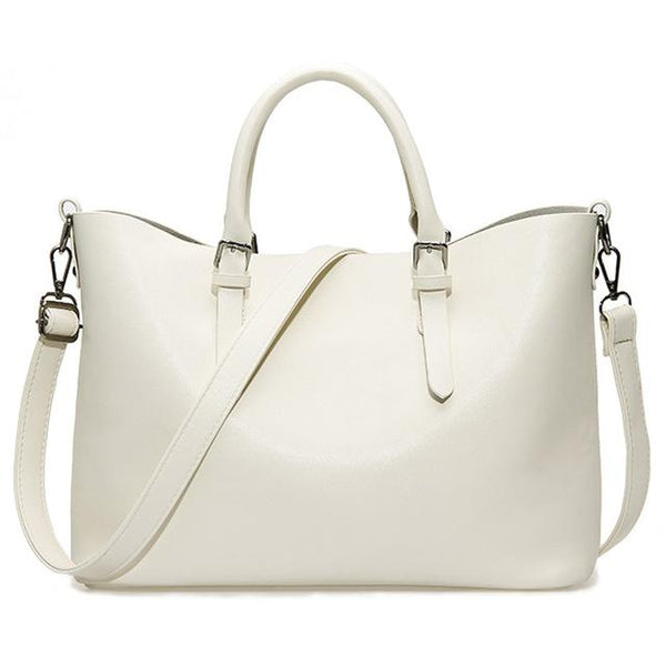 Elegant Chrome Two Way Tote Bag