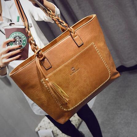 Vintage Tassel Tote Bag